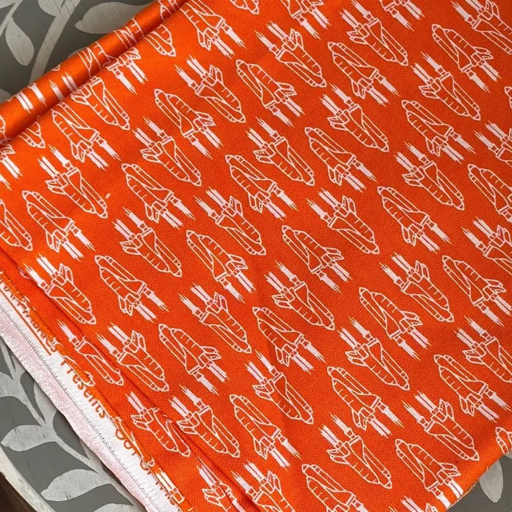 Quilting Cotton Space Shuttle Fabric by Windham Fabrics 3/4 yard cut